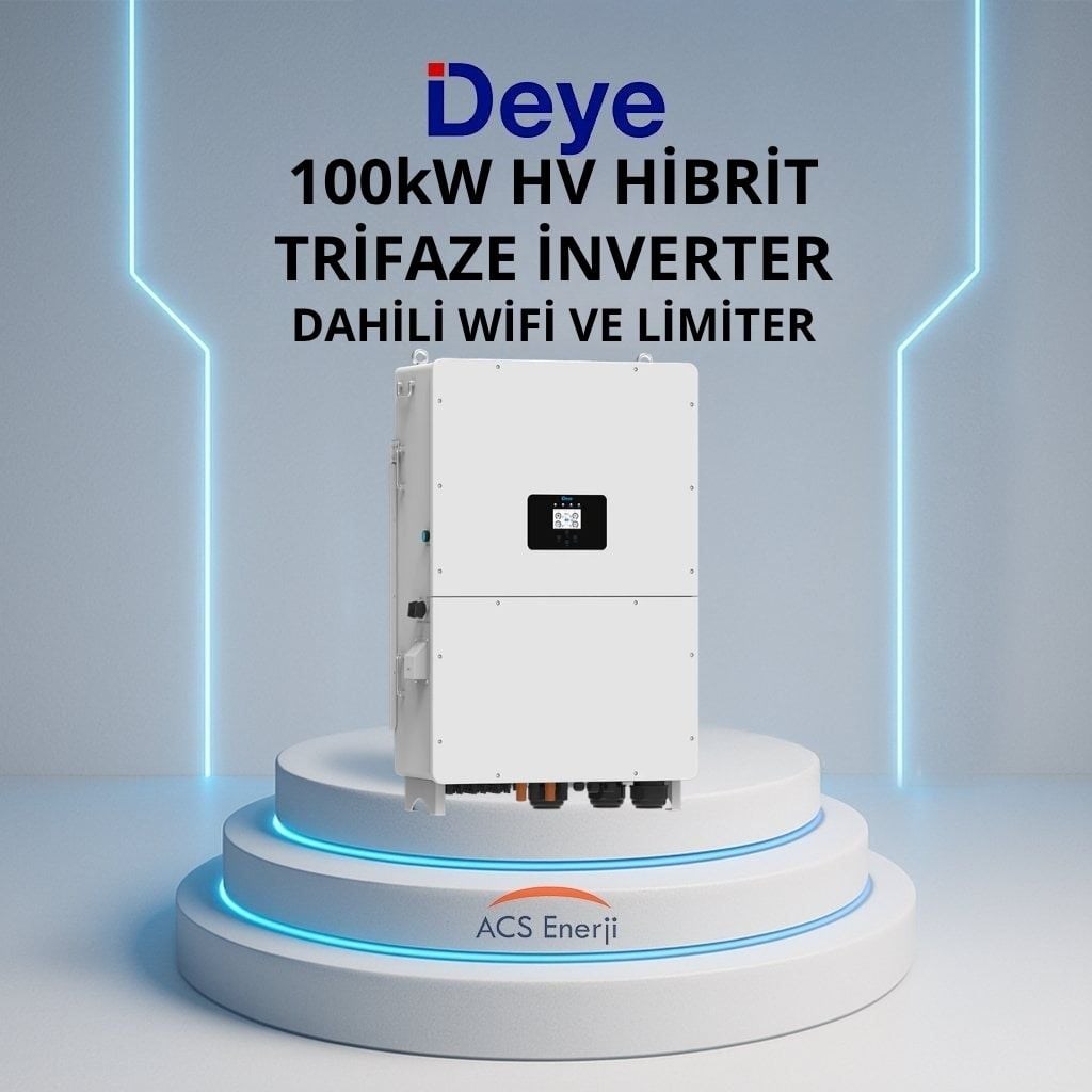 100KW HİBRİT TRİFAZE İNVERTER HV