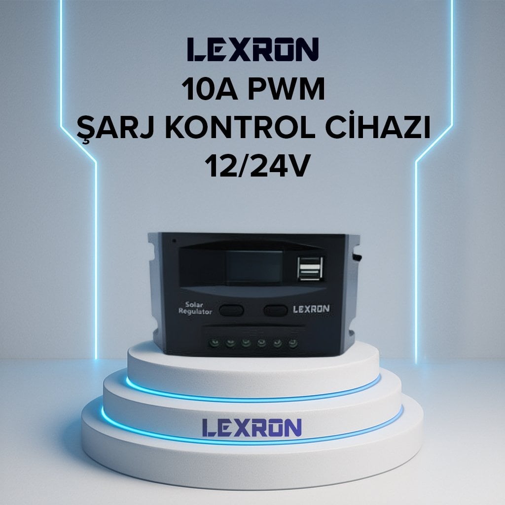 10A PWM ŞARJ KONTROL CİHAZI