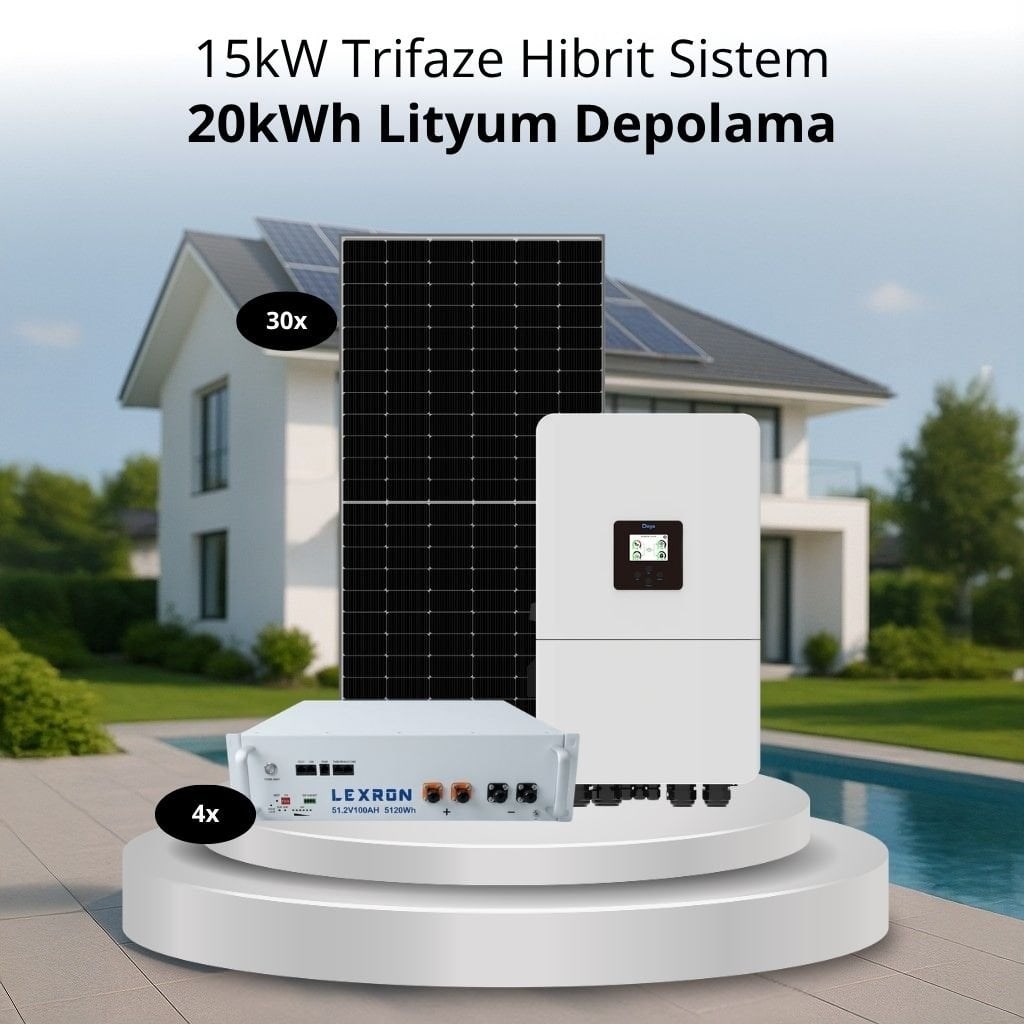 15KW TRİFAZE HİBRİT SİSTEM 2