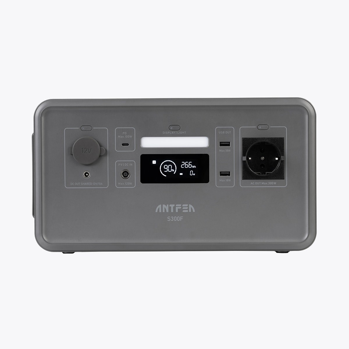 Antfea S300 Taşınabilir Güç Sistemi Gri 300W Mini - Gri