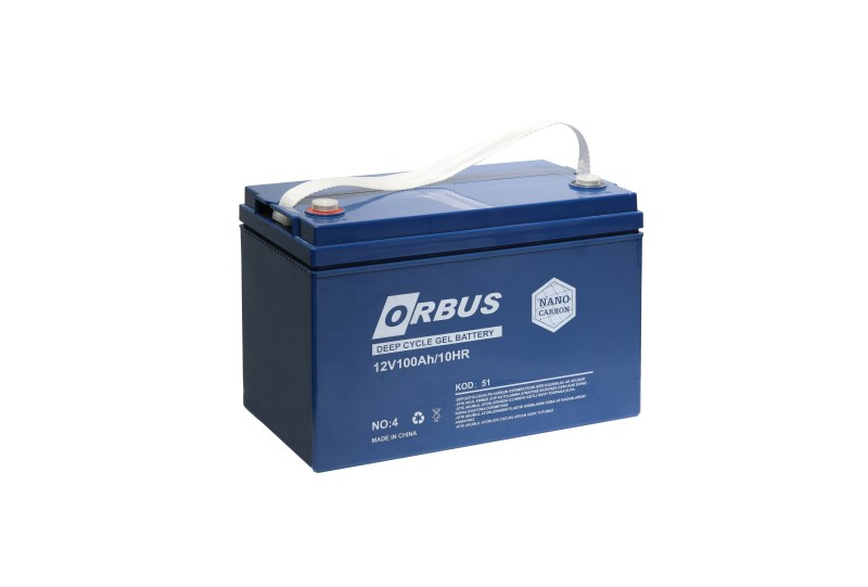 Jel akü 12V 100Ah Orbus