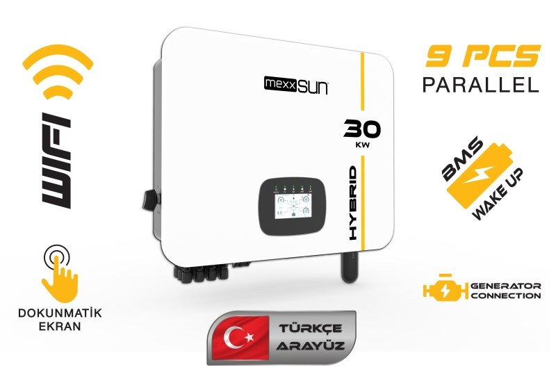 MEXXSUN 30 KW Hibrit HV inverter