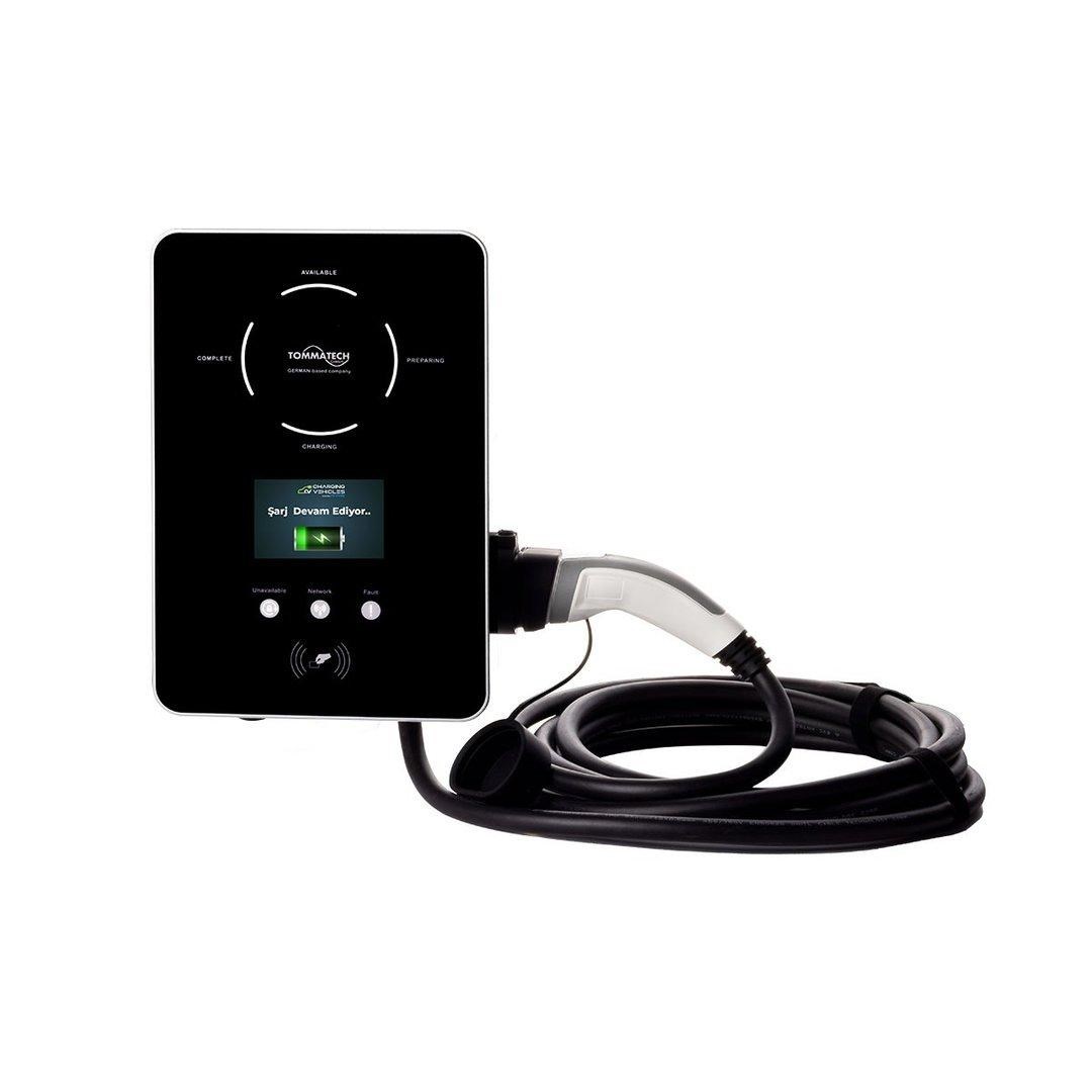 TommaTech Trio 22kW 3 Faz/400V 6M Kablo&Wifi&LCD