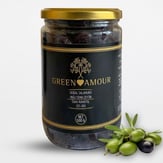 Doğal Salamura Siyah Zeytin (500 Gr) Green Amour görseli.