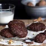Kahveli Şekersiz Glutensiz Kurabiye (350 gr) 240derece görseli.