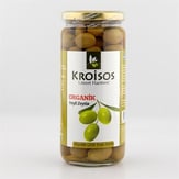 Kroisos Organik Yeşil Çizik Zeytin (300 gr) görseli.