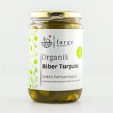 Organik Biber Turşusu (600 gr) Farge görseli.
