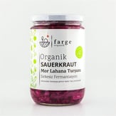Organik Mor Lahana Turşusu, Sauerkraut (600 gr) Farge görseli.