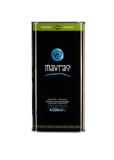 Organik Natürel Sızma Zeytinyağı, Erken Hasat, Soğuk Sıkım (4 lt) Mavras görseli.
