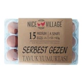 Serbest Gezen Tavuk Yumurtası (15'li) Nice Village görseli.