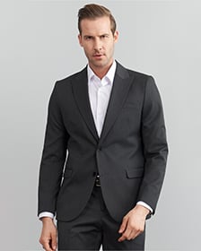 Mentality 3118 Füme Yunter Loco Slim Fit Takım Elbise