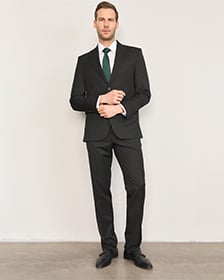 Mentality 3118 Siyah Yunter Loco Slim Fit Takım Elbise