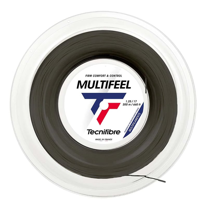 TecnifibreTecnifibre Multifeel 1.25mm -200m Rulo Kordaj - Siyah