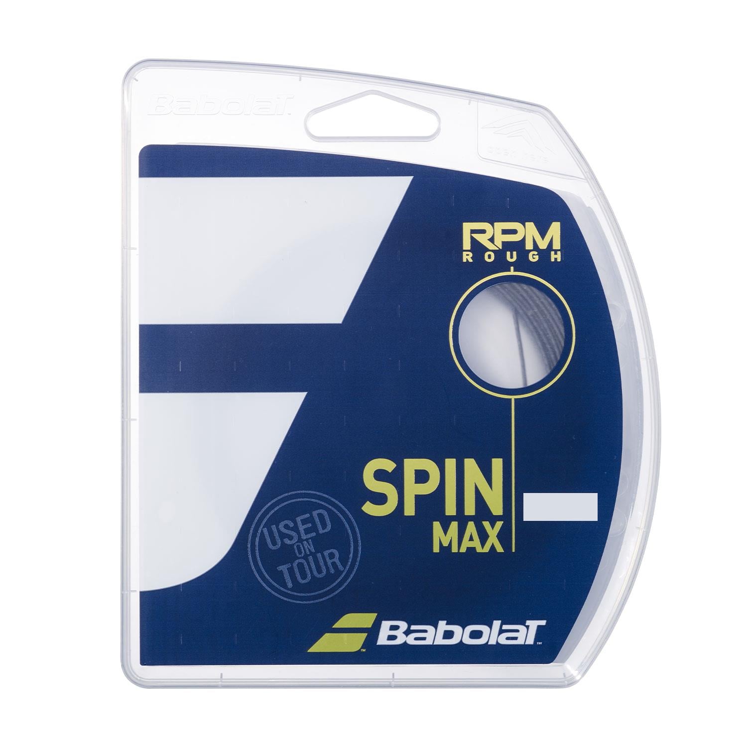 BabolatBabolat RPM Rough 1.30mm / 12m Tekli Kordaj - Koyu Gri