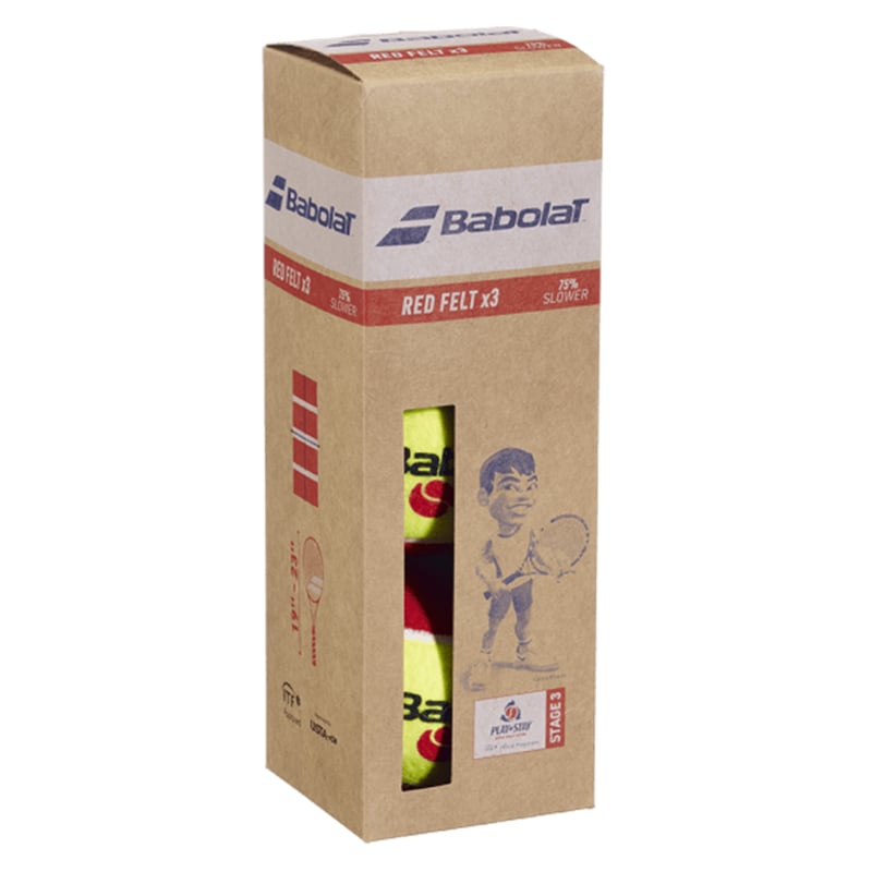 BabolatBabolat Red Felt 3'lü Tenis Topu