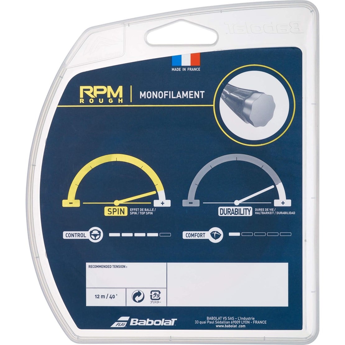 Babolat RPM Rough 1.25 12M Kordaj 