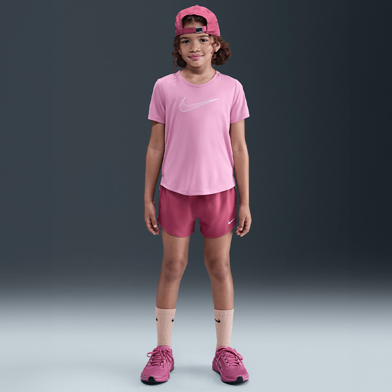 Nike One Dri-FIT Yüksek Belli Dokuma Genç Kız Çocuk Antrenman Şortu