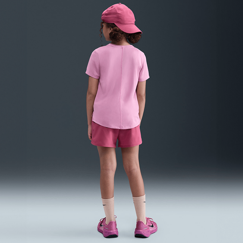 Nike One Dri-FIT Yüksek Belli Dokuma Genç Kız Çocuk Antrenman Şortu