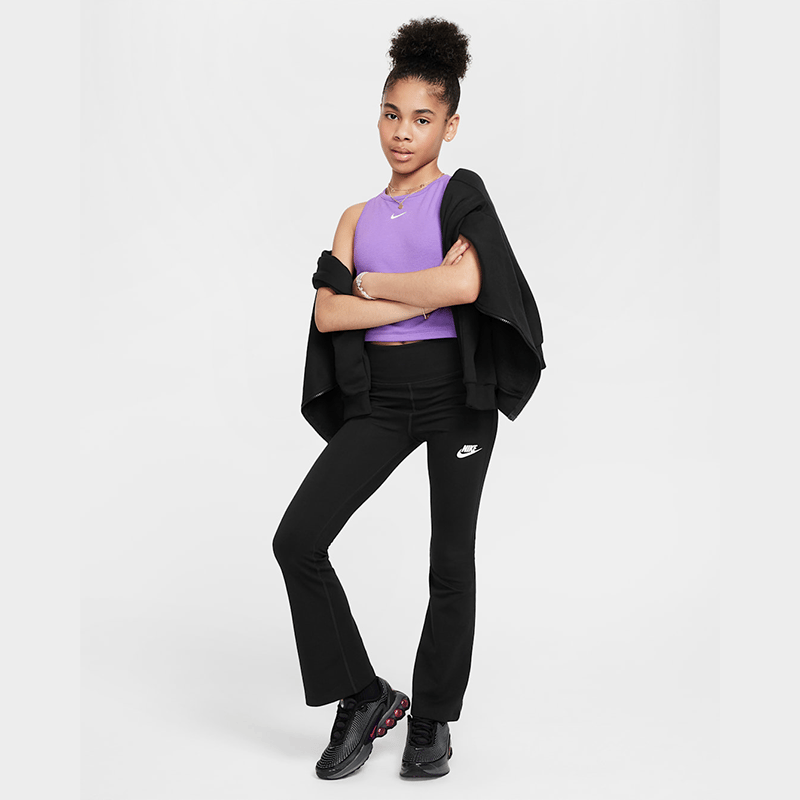 Nike Sportswear Classic Yüksek Belli Bol Paça Kız Çocuk Taytı