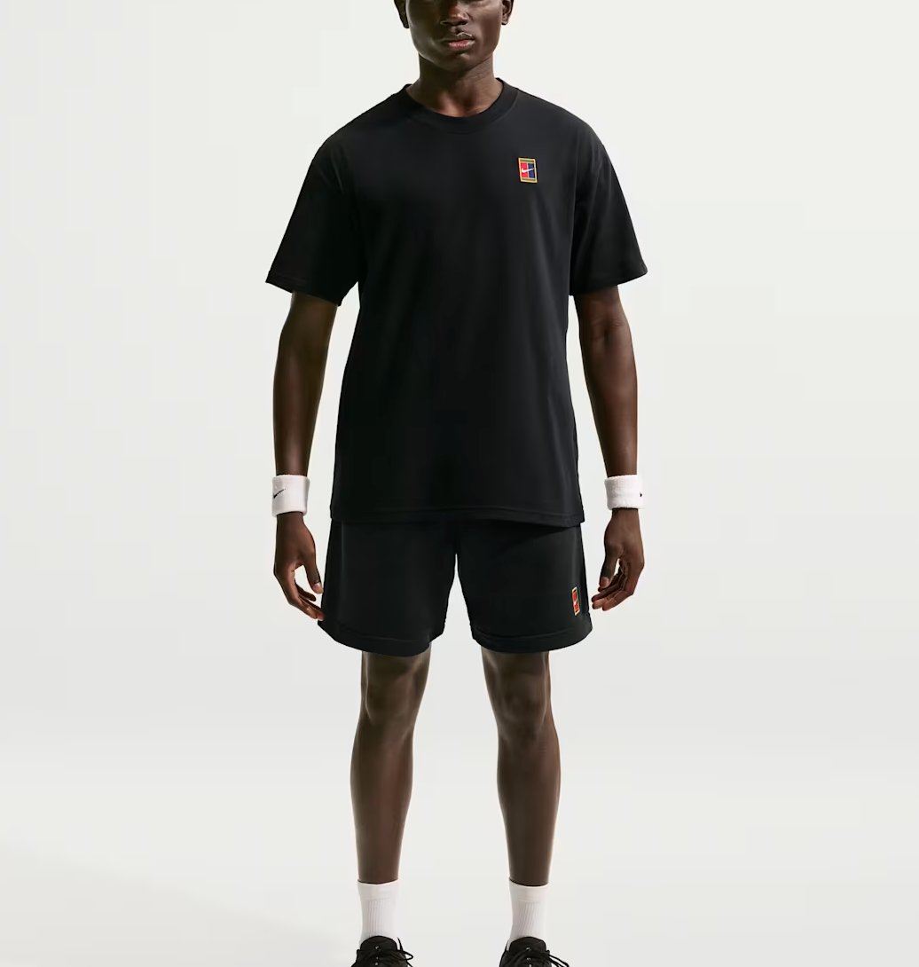 NikeCourt Max90 Pamuklu Erkek Tenis Tişörtü