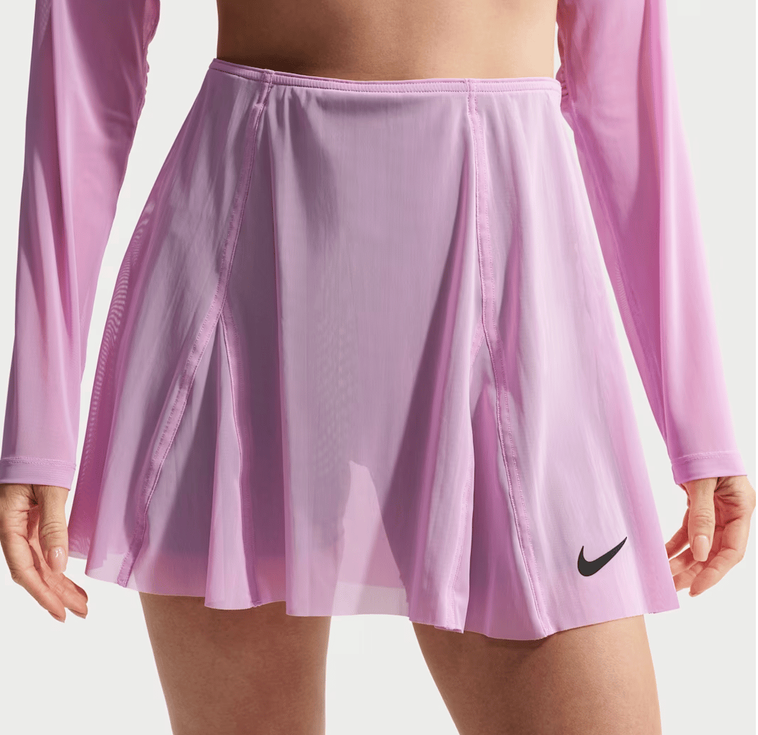 NikeCourt Slam Yüksek Belli Pileli Kadın Tenis Eteği