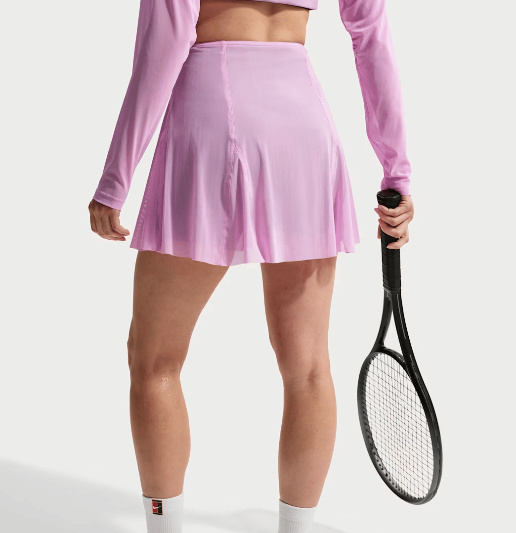 NikeCourt Slam Yüksek Belli Pileli Kadın Tenis Eteği