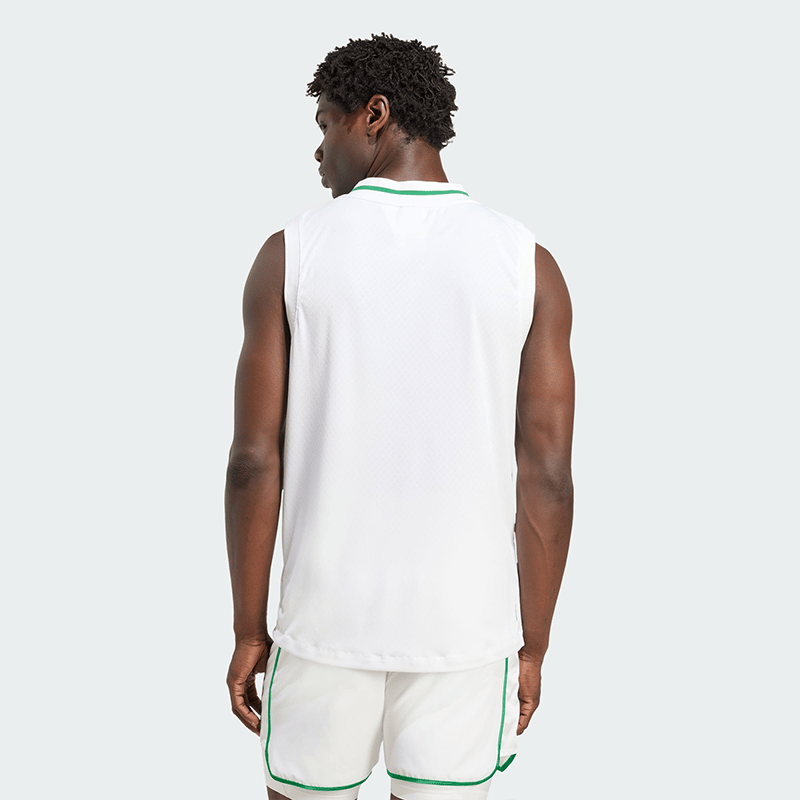 adidas Tennis Pro Climacool Erkek Kolsuz Tişört - Beyaz
