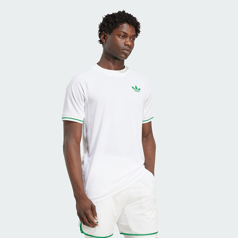 adidas Tennis Pro Climacool+ FreeLift Erkek Tişört - Beyaz