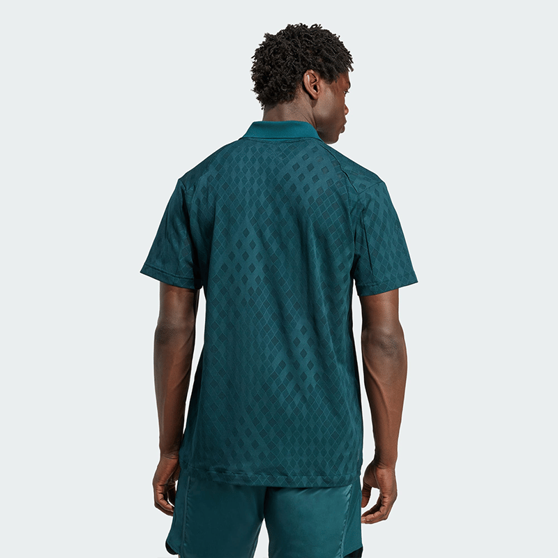 adidas Tennis Pro Climacool+ FreeLift Erkek Polo Tişört - Yeşil