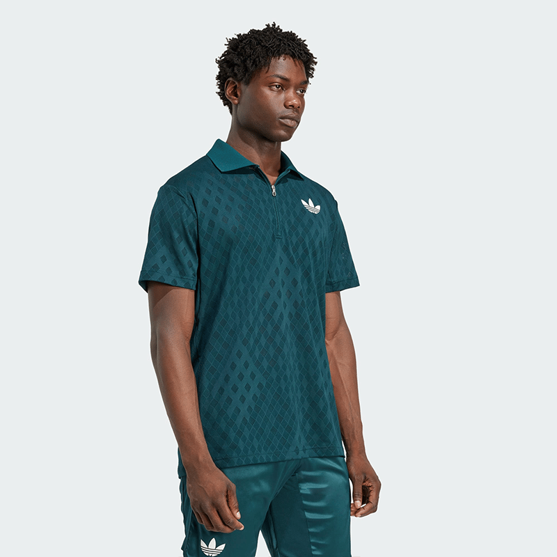 adidas Tennis Pro Climacool+ FreeLift Erkek Polo Tişört - Yeşil