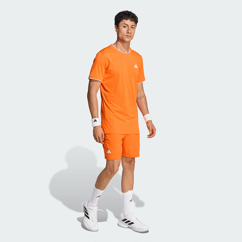 adidas Tennis Climacool+ Freelift Pro Erkek Tişört - Turuncu
