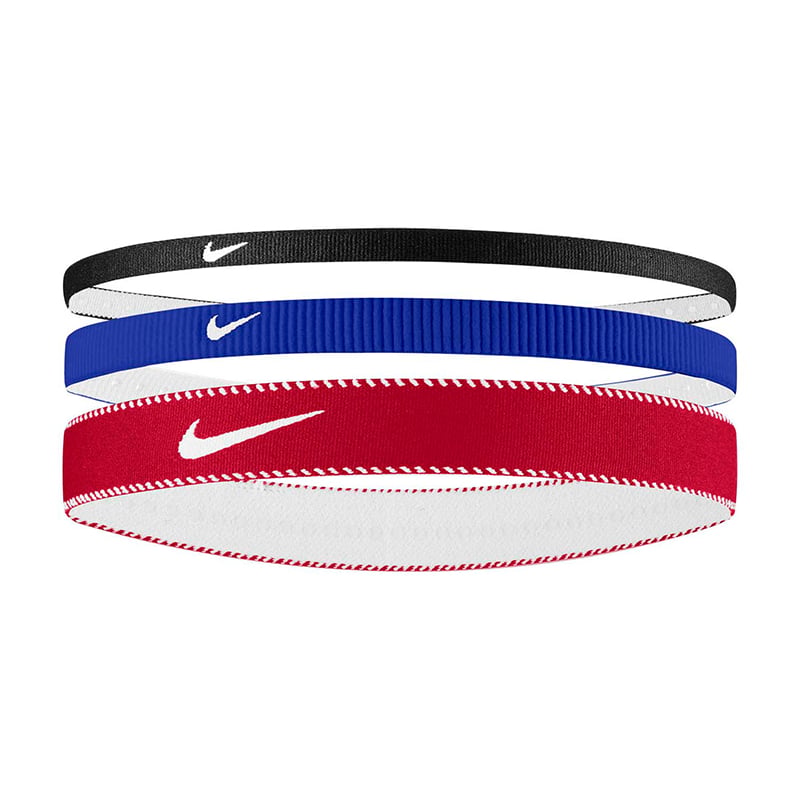 NikeNike Red Mixed Flex Classic 3'lü Saç Bandı