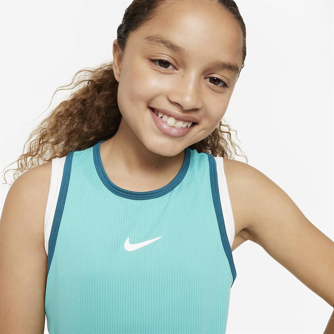 Nike Victory Dri-Fit Kız Çocuk Tenis Üstü
