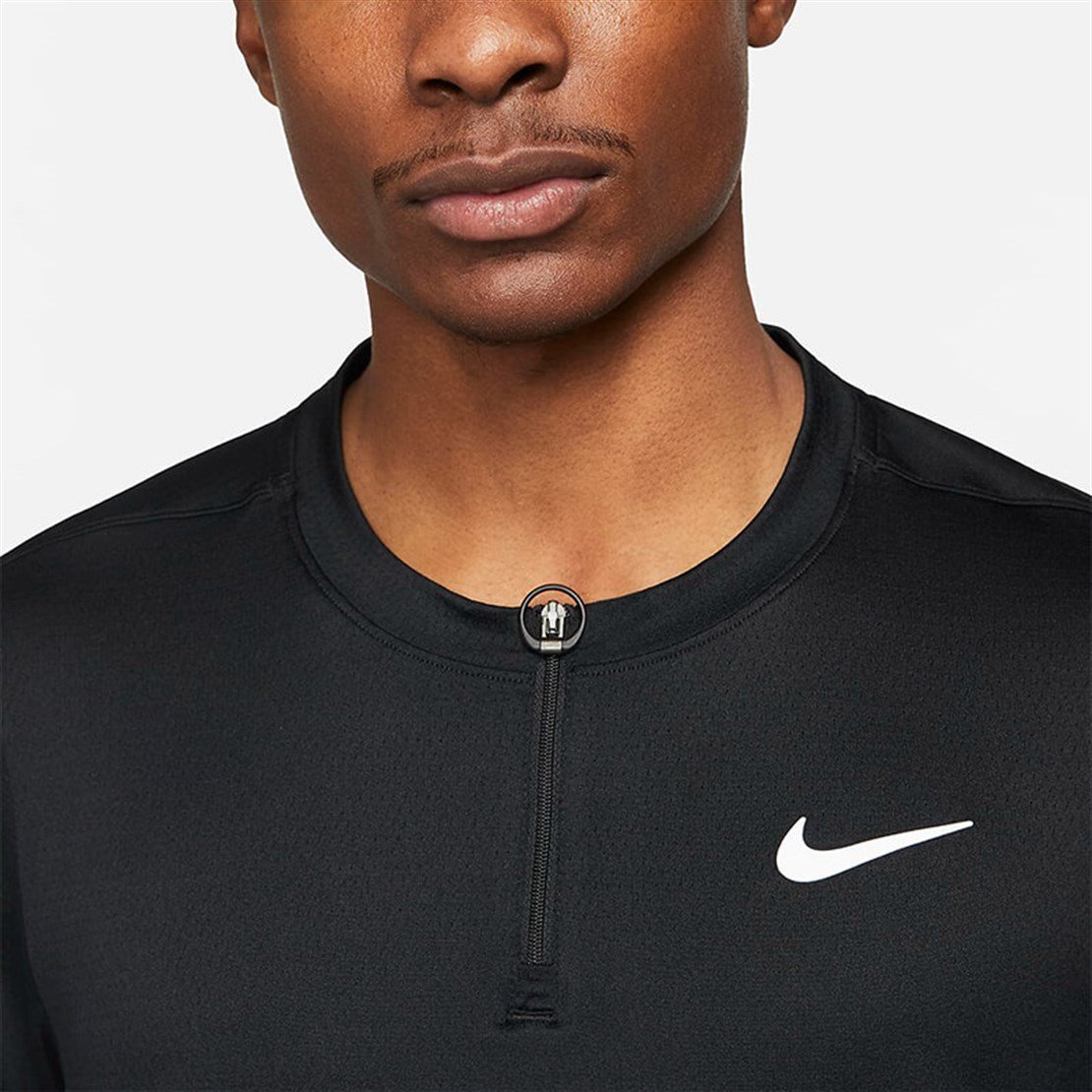 NikeCourt Dri-FIT Advantage Yarım Fermuarlı Erkek Tenis Üstü
