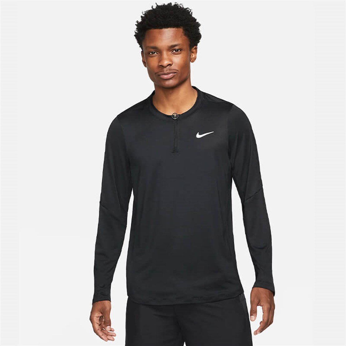 NikeCourt Dri-FIT Advantage Yarım Fermuarlı Erkek Tenis Üstü