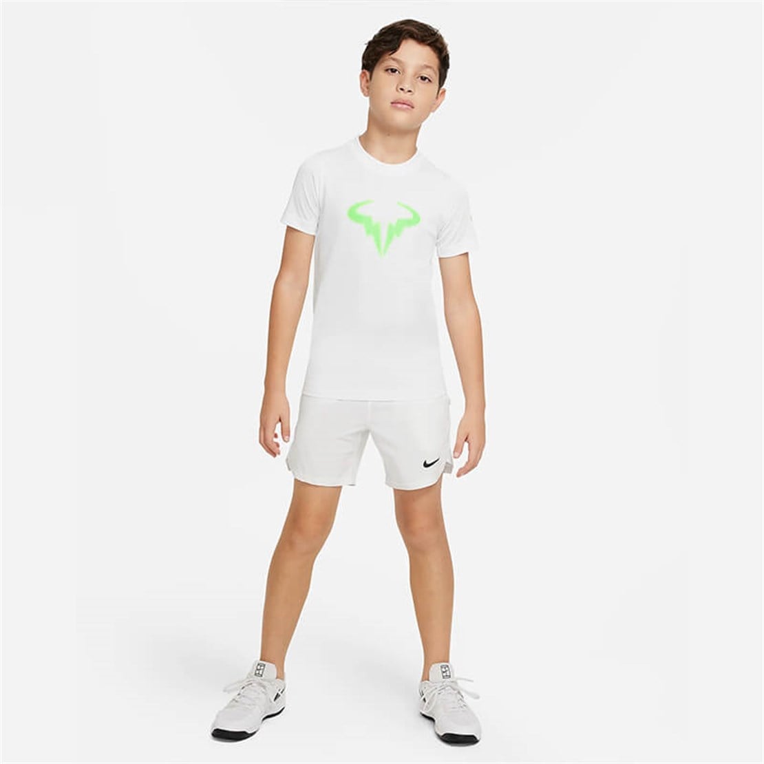 Nike Dri-Fit Rafa Erkek Çocuk Tenis Tişörtü