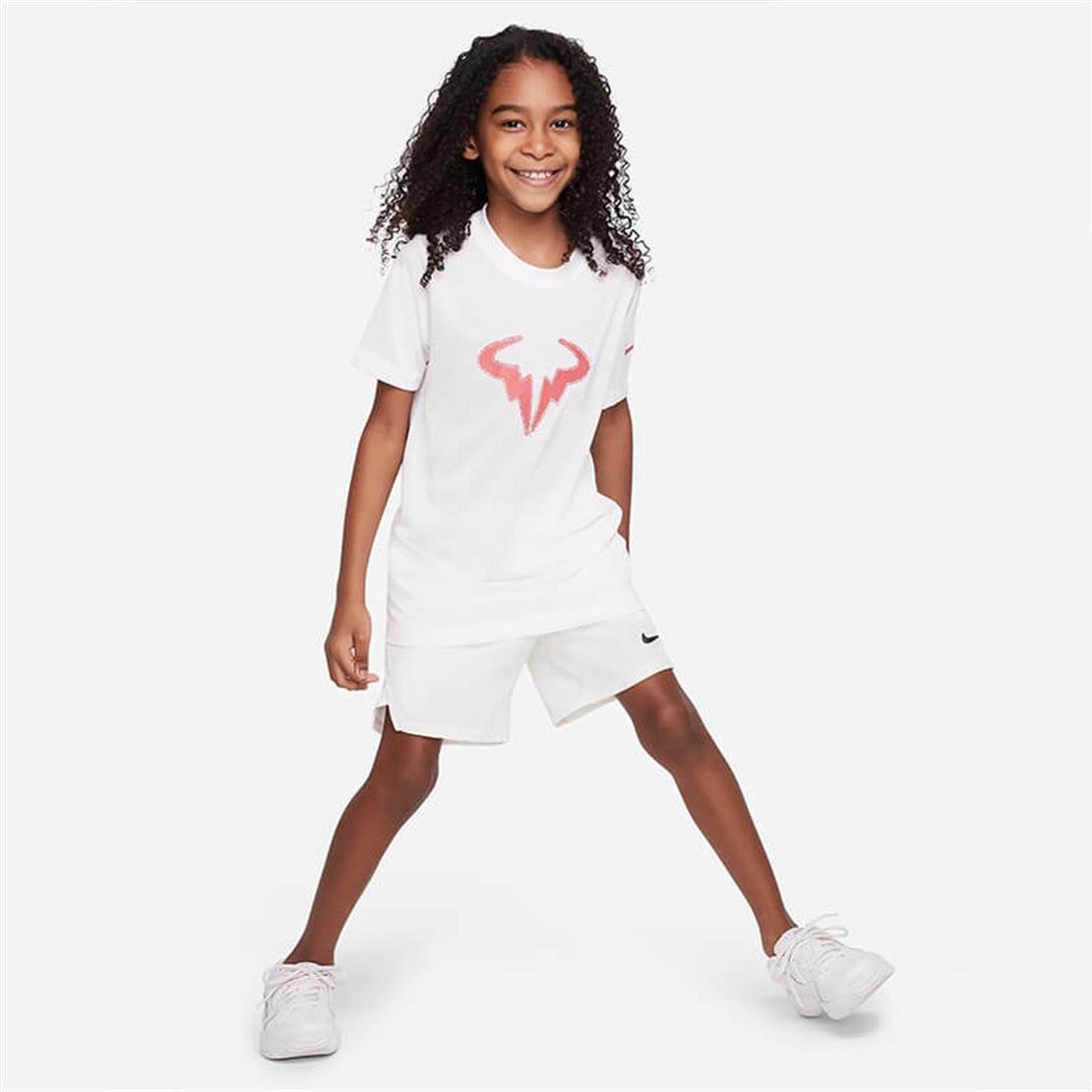 Nike Dri-Fit Rafa Erkek Çocuk Tenis Tişörtü