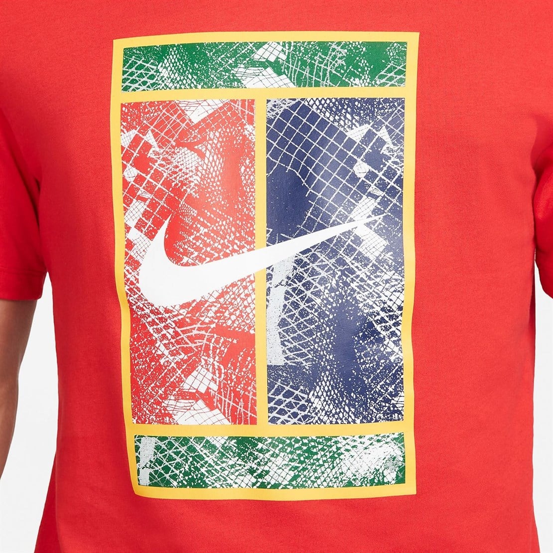 Nike Court Graphic Logo Erkek Tenis Tişörtü