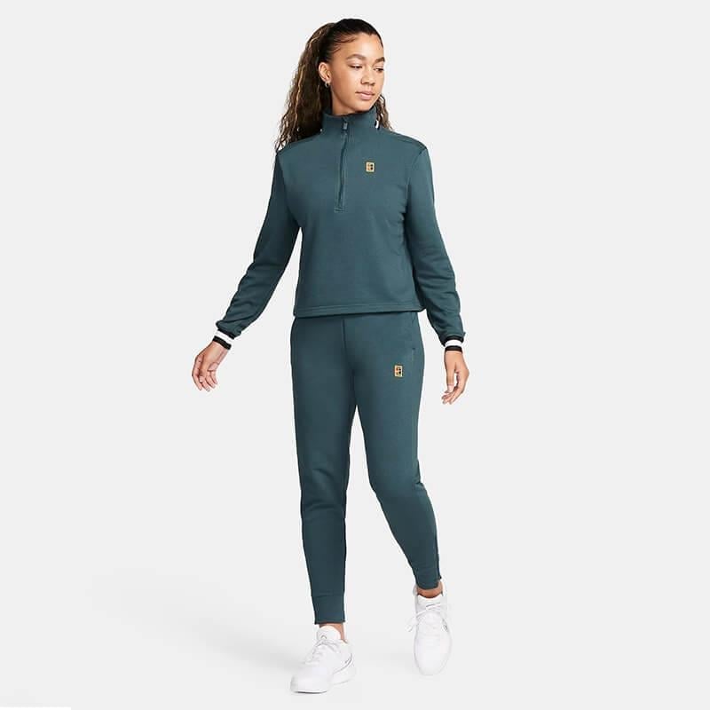 NikeCourt Dri-FIT Heritage Fransız Havlu Kumaşı Kadın Tenis Üstü