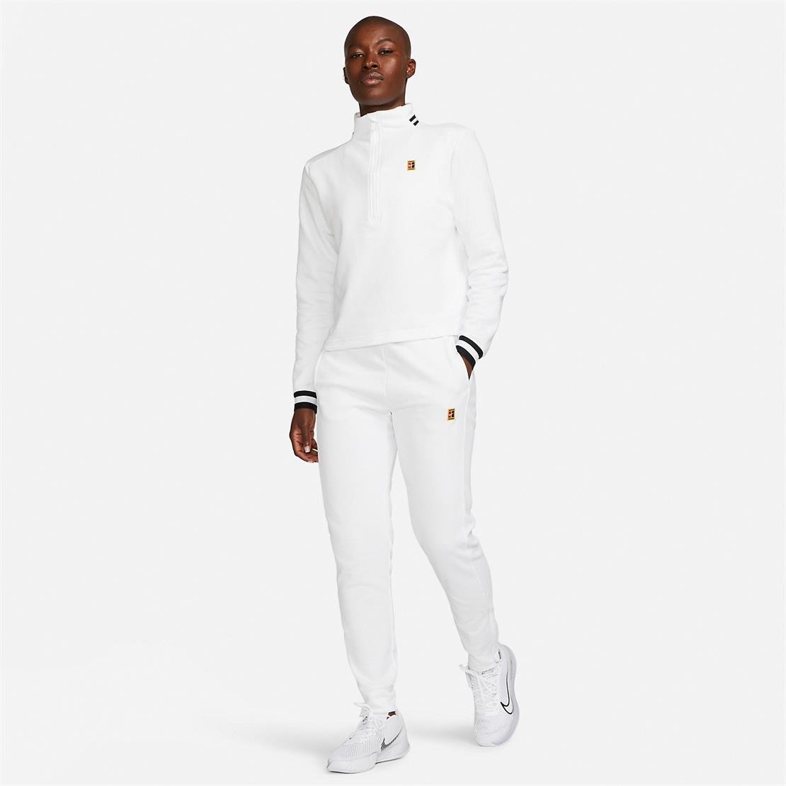 NikeCourt Dri-FIT Heritage Fransız Havlu Kumaşı Kadın Tenis Eşofman Altı