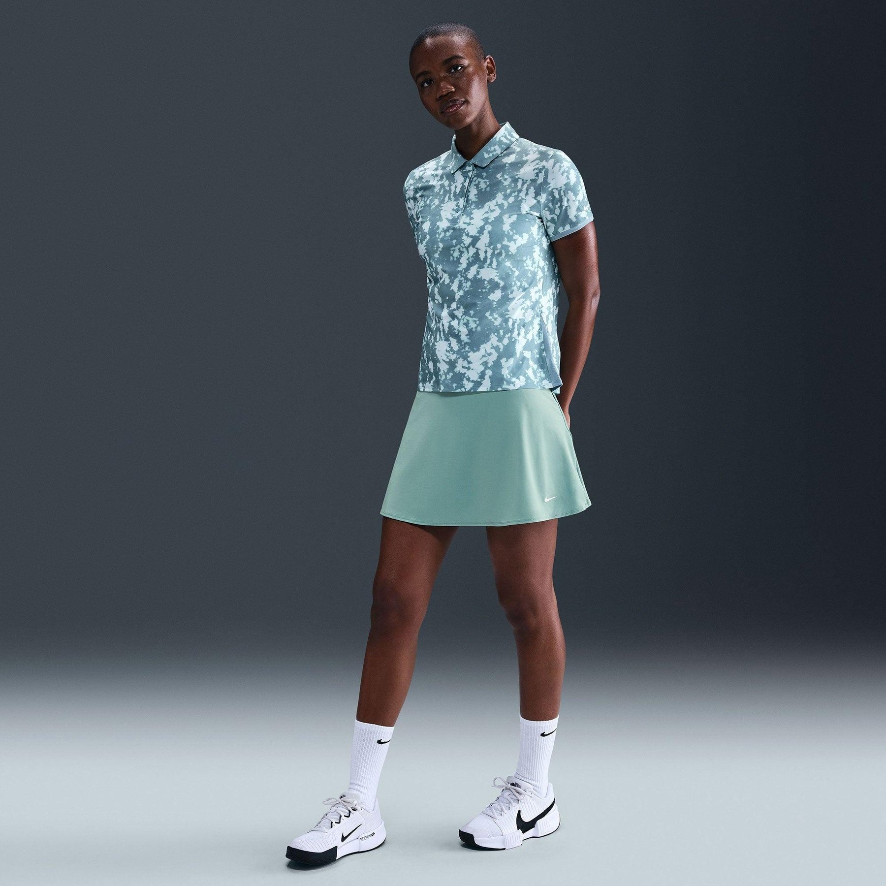 Nike Victory Dri-FIT Mid-Rise Flouncy Kadın Tenis Eteği