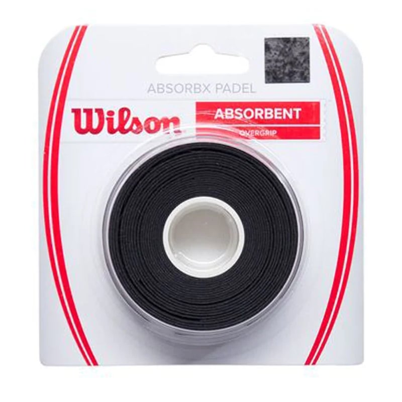 WilsonWilson AbsorbX 3'lü Padel Overgrip - Siyah