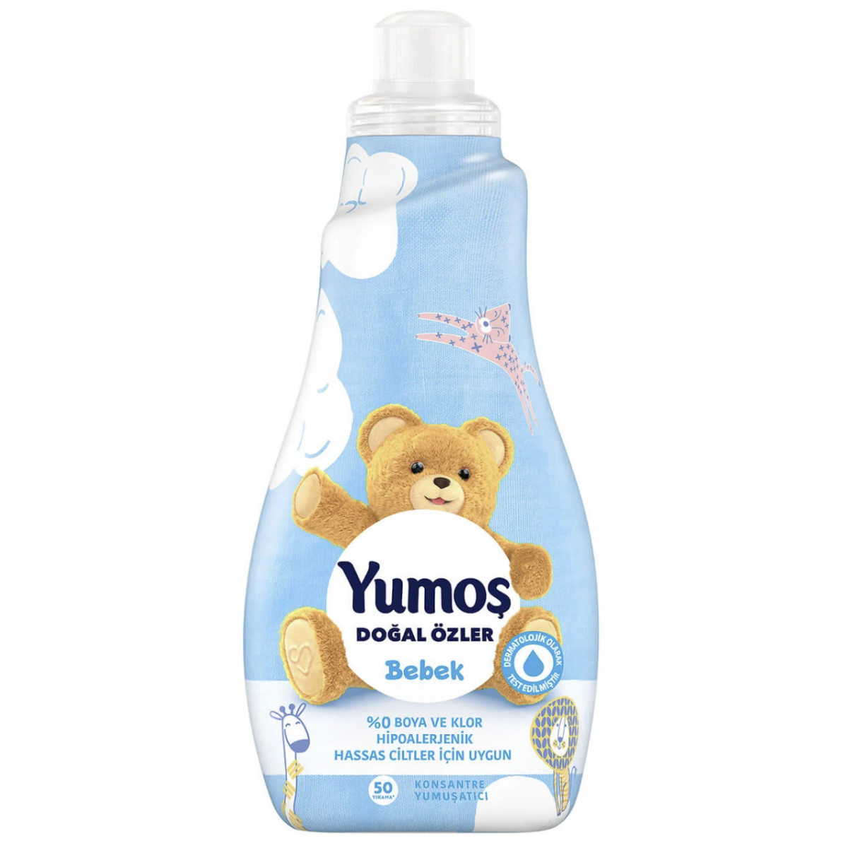 Yumoş Doğal Özler Konsantre Çamaşır Yumuşatıcısı Bebek 1200 ml