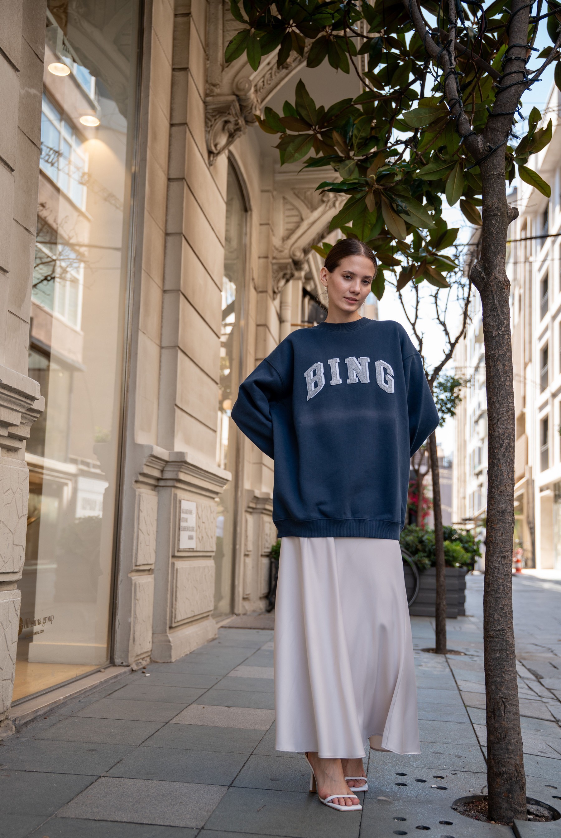 Kadın AB Bradie Sweatshirt Navy 