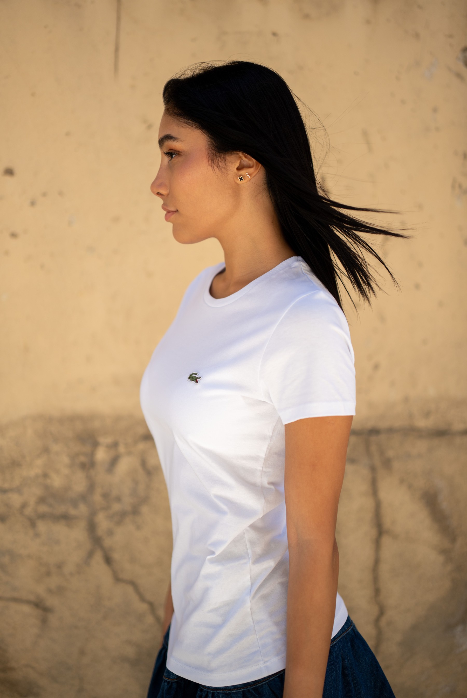 Kadın Bisiklet Yaka Relaxed Fit Kısa Kollu  T-Shirtt