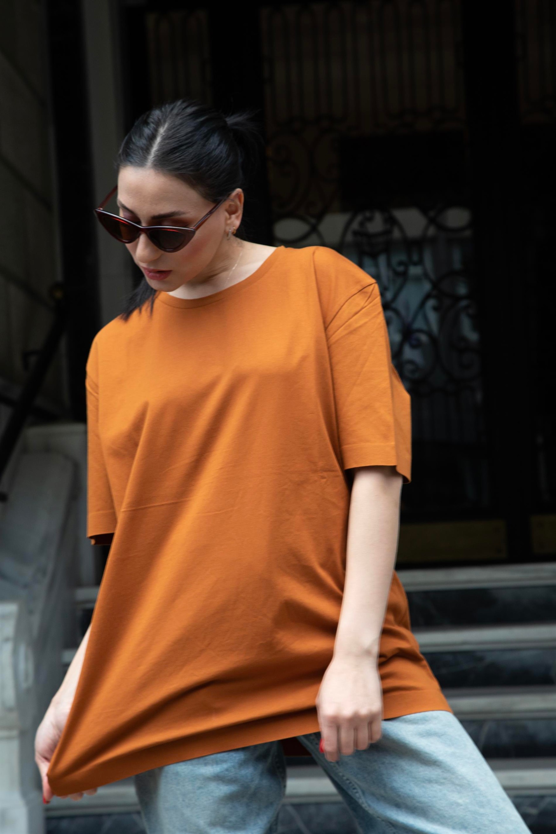 Kadın Regular Fit Bisiklet Yaka T-Shirts
