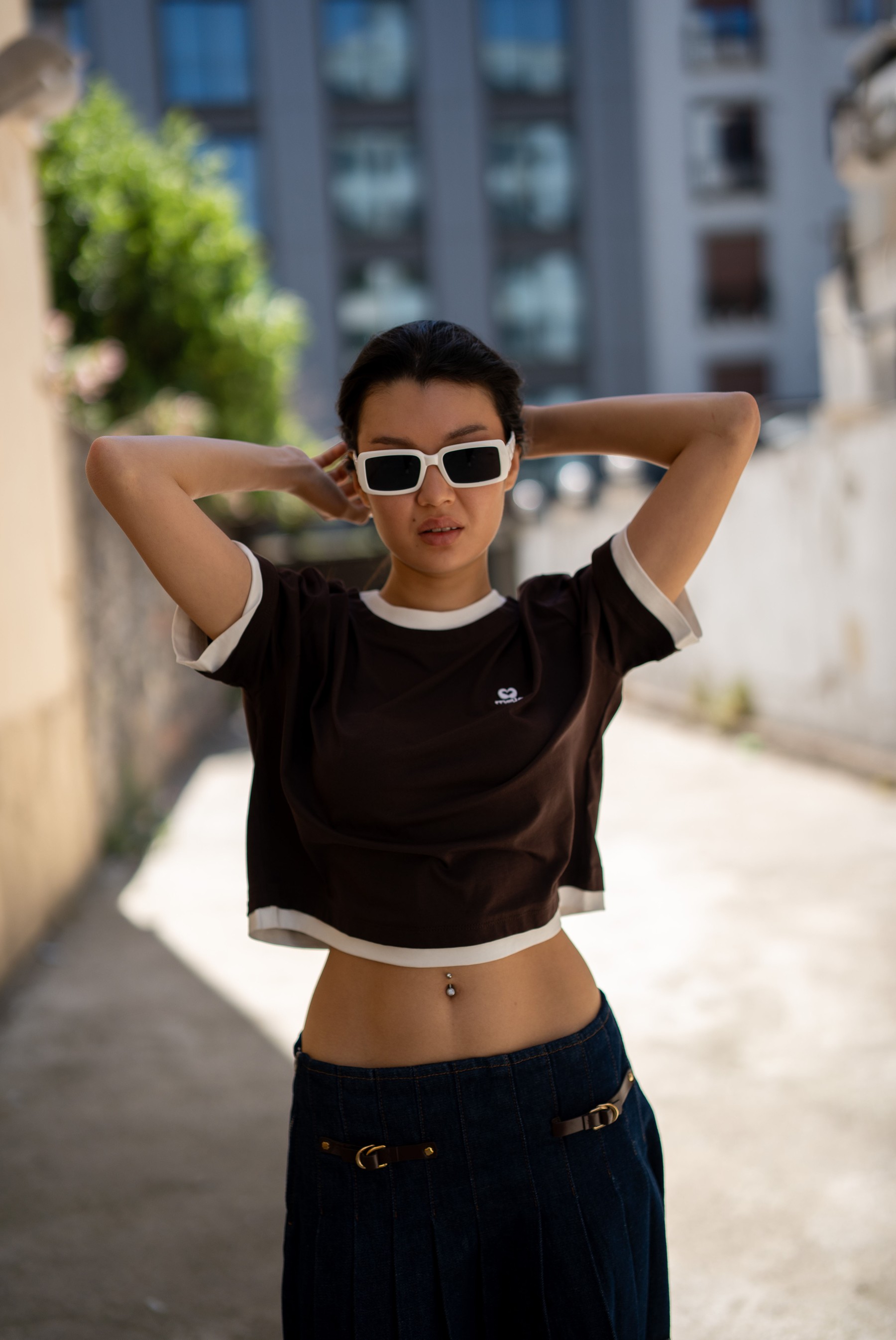 Kadın  Two-tone  T-shirt