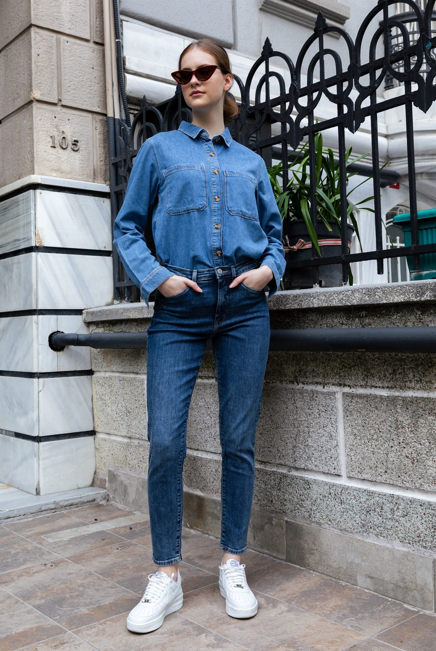 Kadın Vitage Skinny Trf Jeans