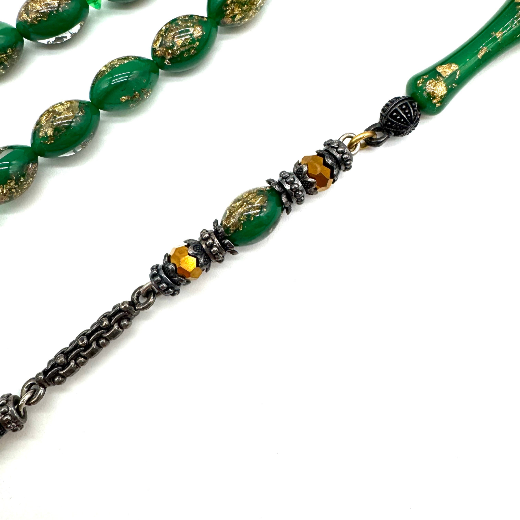 ALTİN VARAK DESENLİ EPOKSİ TESBİH