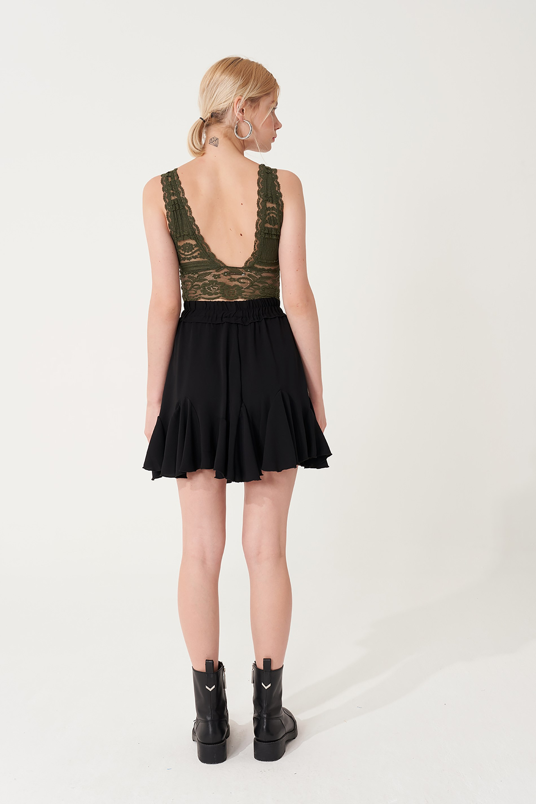 Dantelli V Yaka Bralet Top